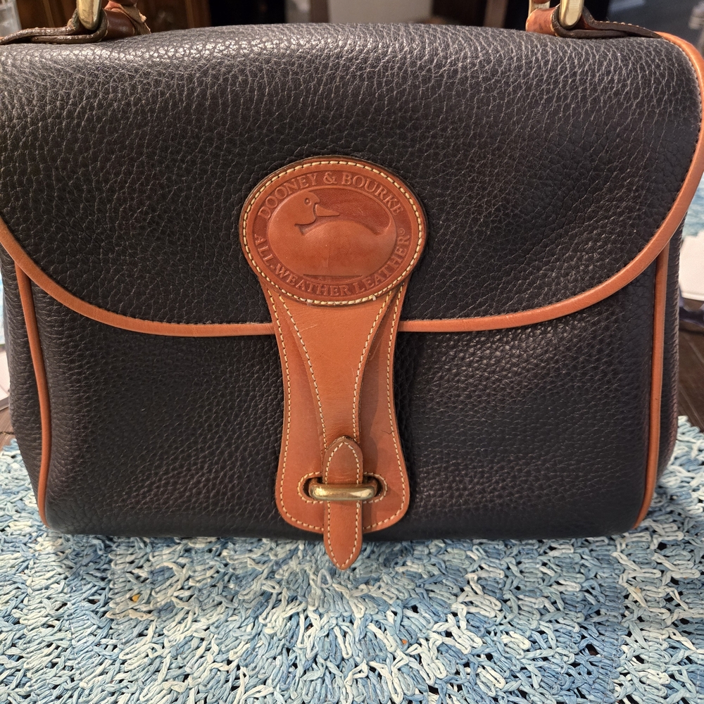 Dooney & Bourke Black and Brown Tote
